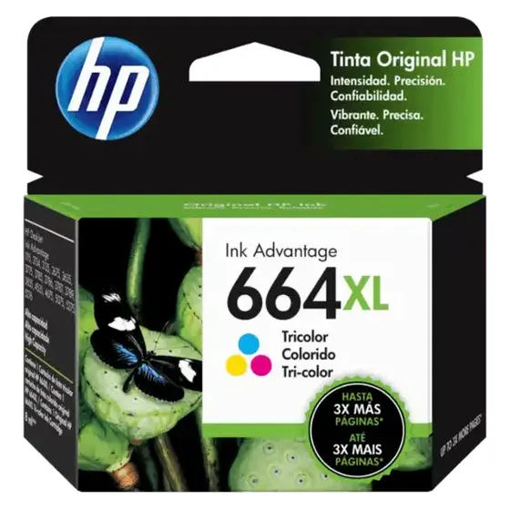 Cartucho Original Hp664 Xl Color