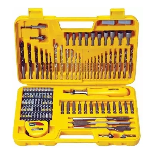 Kit Maletin Con Mechas Y Puntas 110 Piezas Tramontina