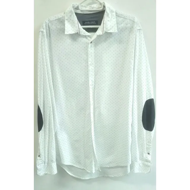 Camisa Zara Con Coderas Talle S