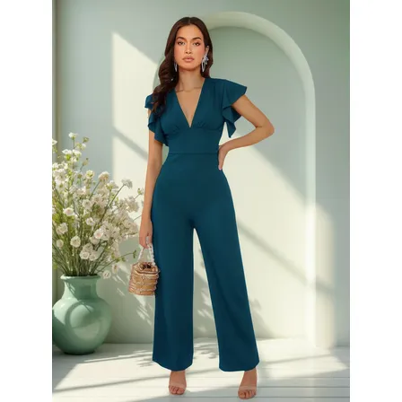 Entero Jumpsuit Mono Fiesta Sin Cinturón El 182