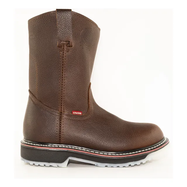 Bota De Trabajo Seguridad Industrial Hombre Piel Apache