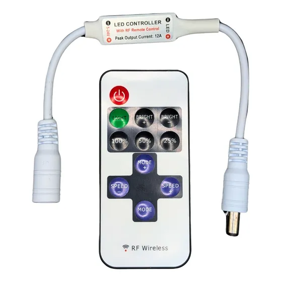 Dimmer Control Remoto Rf Para Tira Led A 5v 12v O 24v