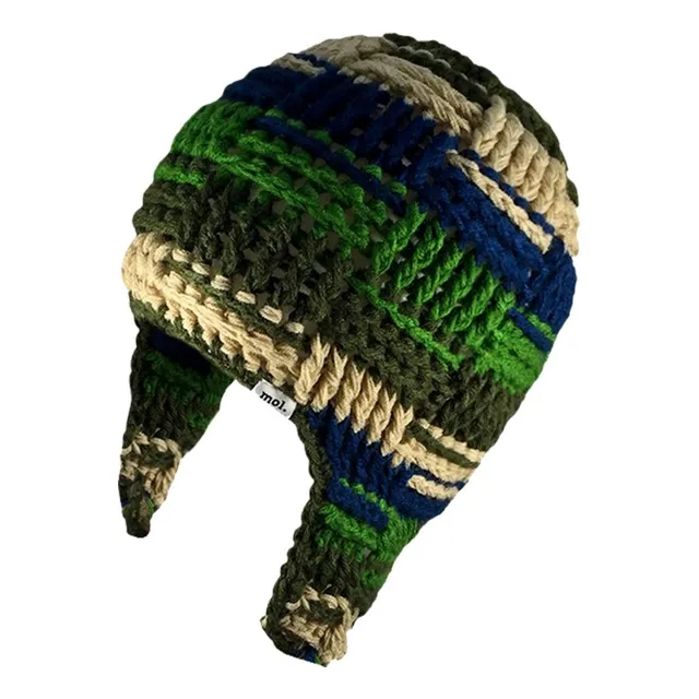 Gorro De Lana A Mano Coya Hermoso Alta Calidad Cro Beanie Ii