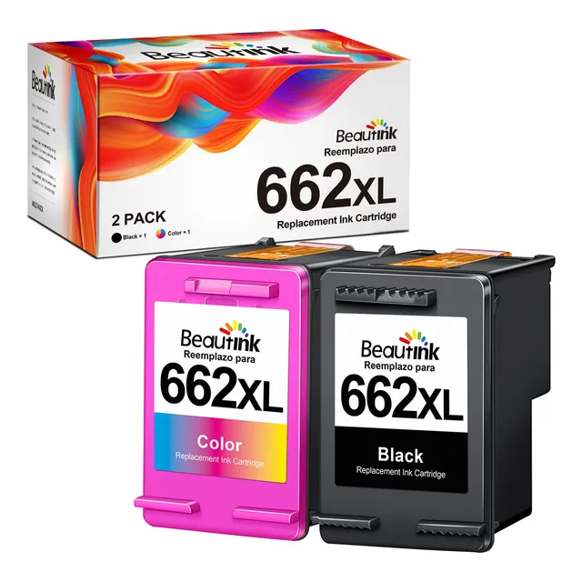 Cartucho 662 Xl Para Hp 662 Xl 662xl Negro Tricolor 8.5 Ml