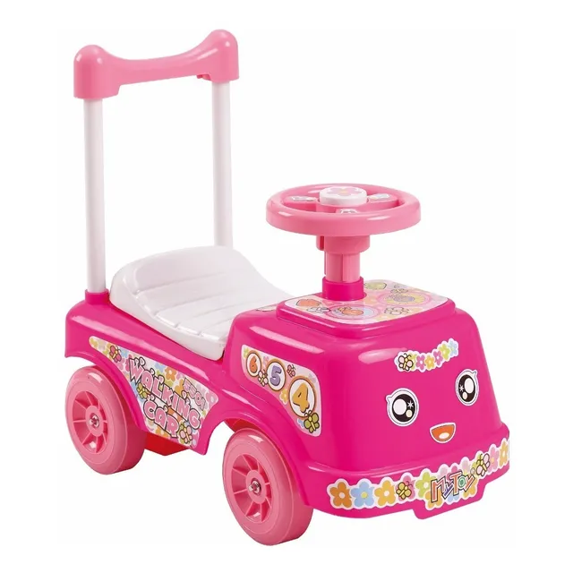 Montable Carrito Impulsor Walking Sonido Rosa 5501 Mytoy