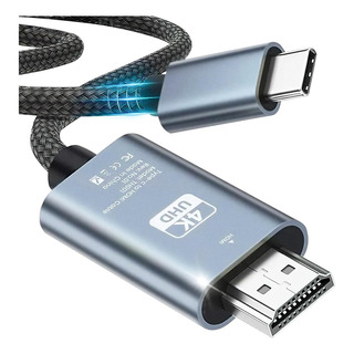 Cable Adaptador Usb Type C A Hdmi 4k 60 Hz Uhd X1 Cable Adaptador Usb Type C A Hdmi 4k 60 Hz Uhd X1