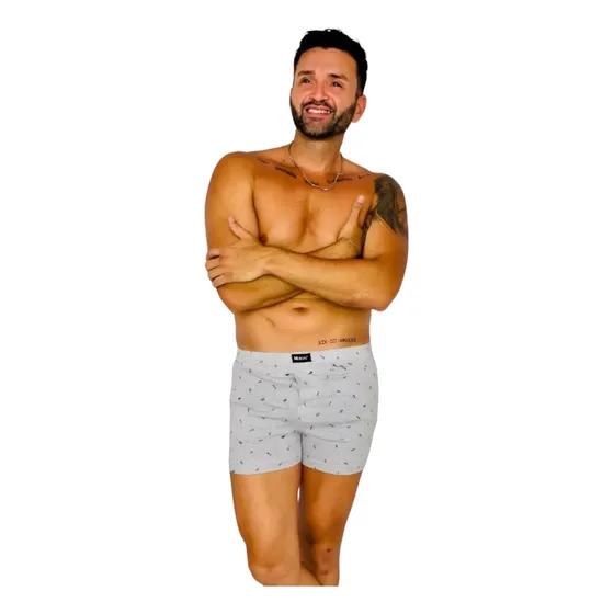 Calzoncillo Boxer Algodon Bragueta Estampado Macys 482