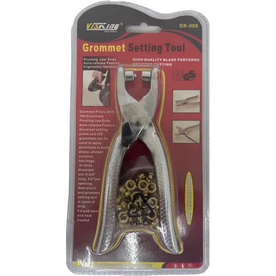 Perforador Con Remache Ojales Tipo Alicate Visking Dk-008