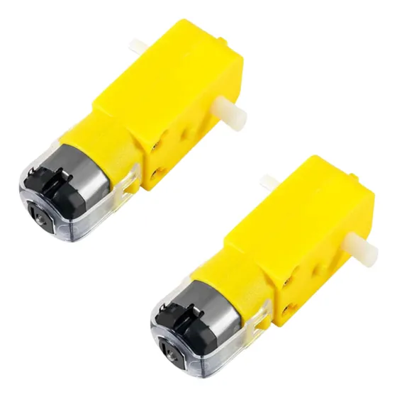 X2 Motor Dc 3v A 6v Caja Reductora 1:48 Auto Robot Arduino
