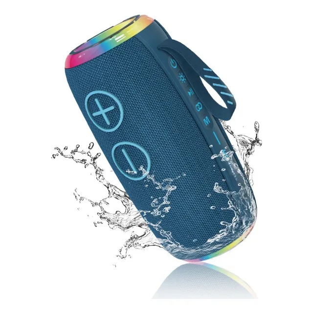 Bocina Subwoofer Portátil Resistente Al Agua Radio Am Recarg