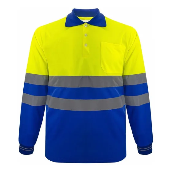 Zuja Camiseta Manga Larga Seguridad Raya Reflectante