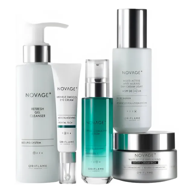 Rutina Facial Antiarrugas Novage Piel Mixta (producto Sueco)
