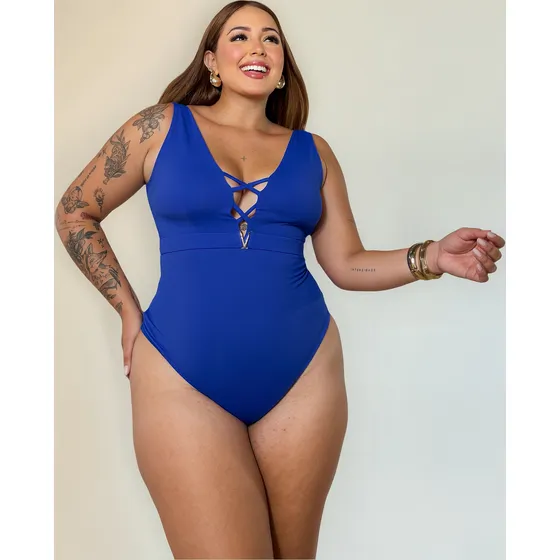 Maiô Body Bruna Modelador Com Cinto Bojo Removível