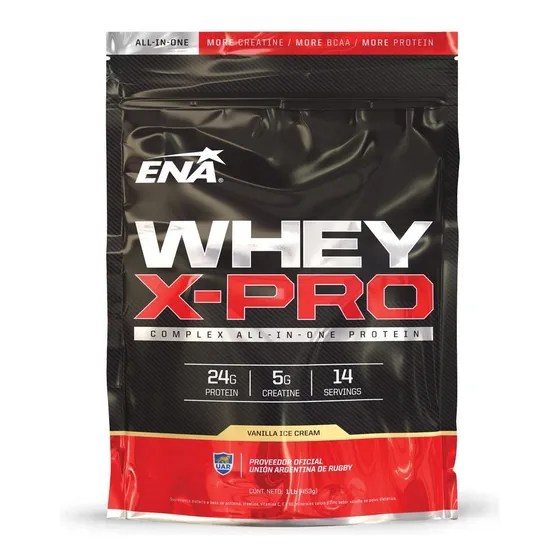 Whey X Pro Proteina Con Creatina Ena Sport Vainilla 1 Lb