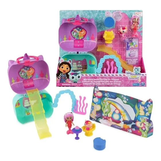 Casa De Gabby Muñeca Sirena Con Escenario Playset