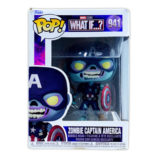 Funko Pop Marvel What If? Zombie Captain America #941 Funko Pop Marvel What If? Zombie Captain America #941