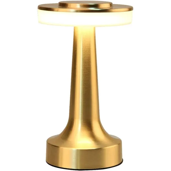 Lampara De Mesa Recargable Tactil Touch Restaurant Bar Noche