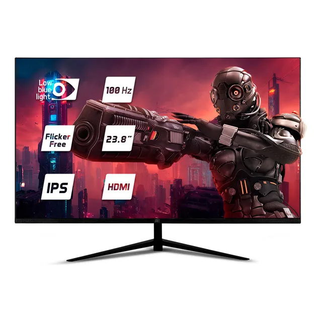 Monitor Gamer 24" Start The Game MGSTG-24 - IPS Full HD 1920x1080, 100Hz, 5ms, HDMI/VGA, Low Blue Light, Flicker Free, VESA 75x75
