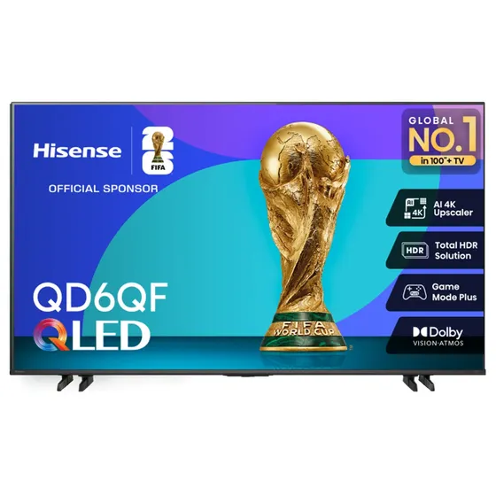 Smart Tv Hisense Serie Hi-qled 50 Pulgadas Pantalla Led 4k (2160p), Sistema Operativo Fire Tv, Resolución, Sistema De Voz Alexa - Excelente (Reacondicionado)