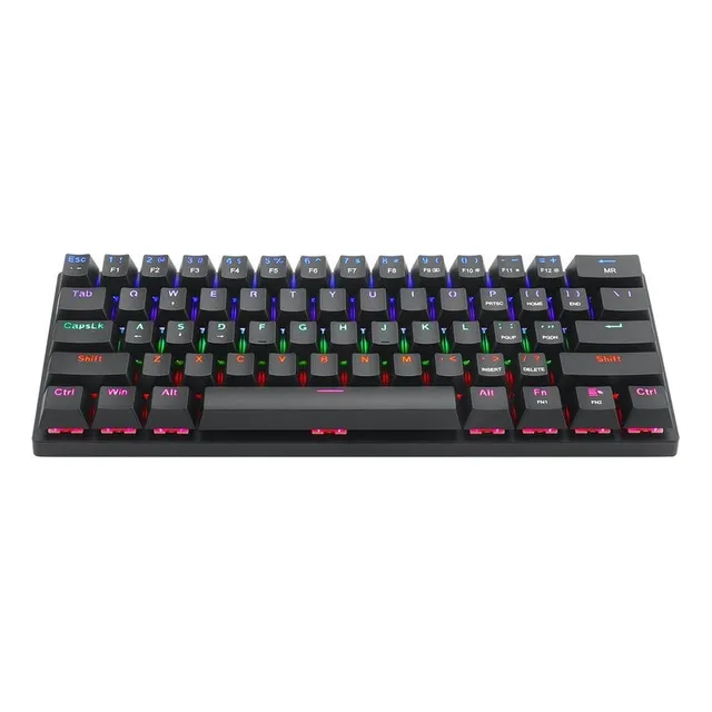 Teclado T-dagger  T-tgk321 Arena Rainbow,  Black
