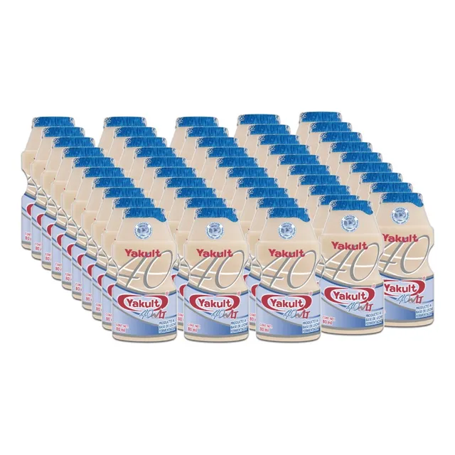 Producto Fermentado Yakult 40lt 50pz Pzas De 80 Ml C/u