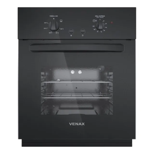 Forno De Embutir A Gas 50l Totale Nero Giii Gas Glp Cor Preto 127V