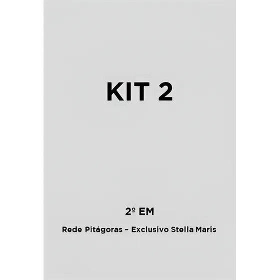 Kit 2 - 2º Em - 1º Semestre, De Rede Pitágoras. Editorial Pitagoras, Capa Mole Em Português
