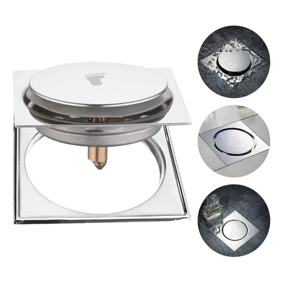 Ralo Demima Click 10x10 Inteligente Com Porta Grelha Inox