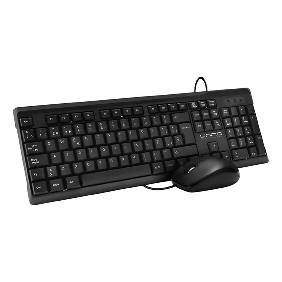 Combo Teclado Y Mouse Unno Tekno Klass Usb