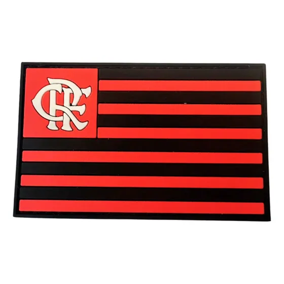 Patch Bandeira Do Brasil Emborrachada 3d Patch C/ Velcro Br