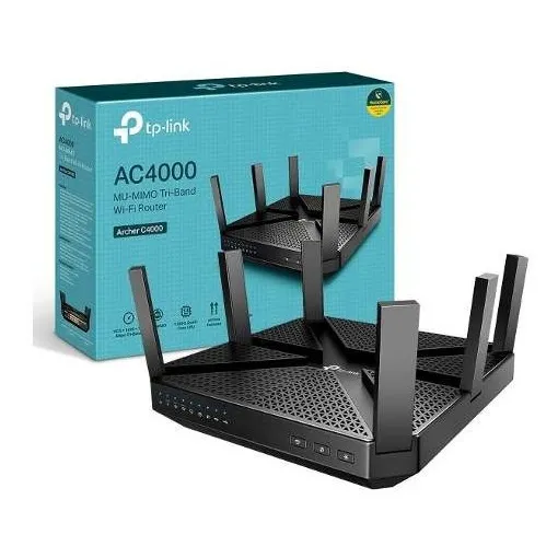 Router Tplink Gigabit Ac4000 6 Antenas 4000 Mbps Mu-mimo