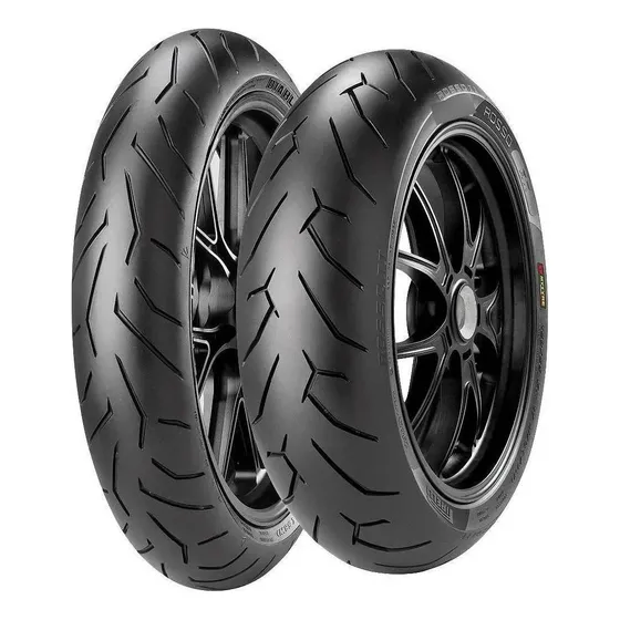 Par Pneu Pirelli Diablo Rosso 2 110/70-17 140/70-17 Mt03 R3