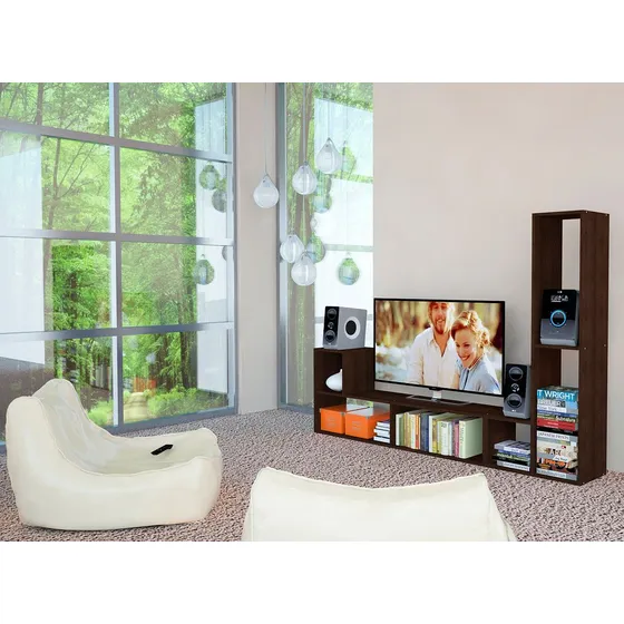 Combo 2 Rack Tv Mundial Mueble Mesa Reforzado Modular Em
