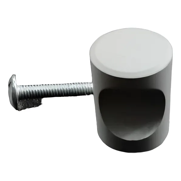 Tirador Tebas Aluminio Boton Meaton Pack 10 Unidades