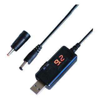 Cable De Refuerzo Ajustable De Usb A Dc9v/12v Con Pantalla L Cable De Refuerzo Ajustable De Usb A Dc9v/12v Con Pantalla L
