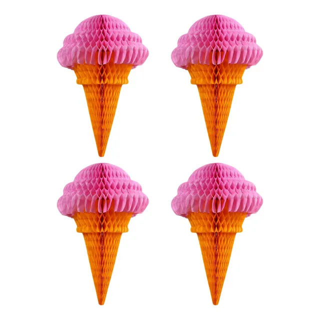 Bola De Helado Decorativa, 4 Piezas