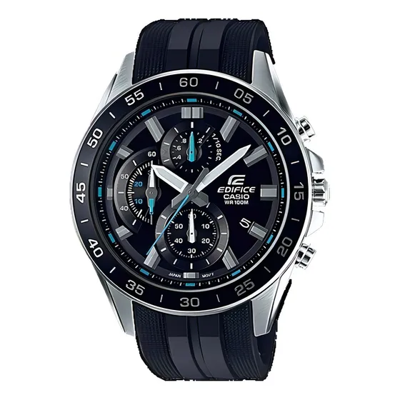 Reloj Hombre Casio Edifice Efv-550p-1avudf | Color De La Correa Negro