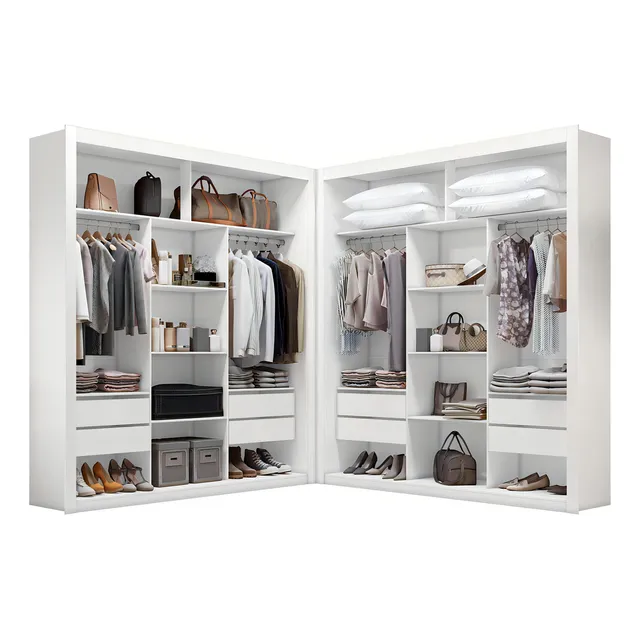 Guarda Roupa Amoudi MĂłveis Closet Casal Premium 8 Gavetas Cor Branco Sem Portas Guarda Roupa Amoudi MĂłveis Closet Casal Premium 8 Gavetas Cor Branco Sem Portas