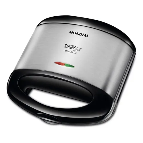 Max Grill G-07 1200w Preto E Inox Mondial | Frete grátis
