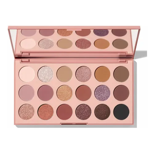 Paleta de colores de sombras de ojos Variada Natural Wonder de 18 W de Morphe
