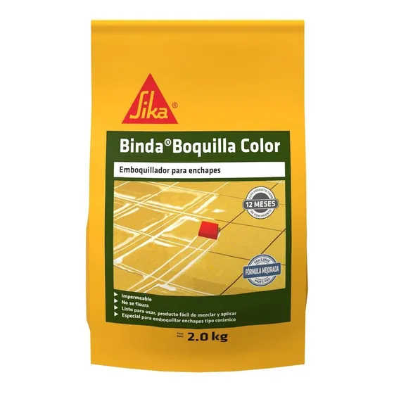 Sika Binda Boquilla Color Emboquillador Enchapes Beige 2kg