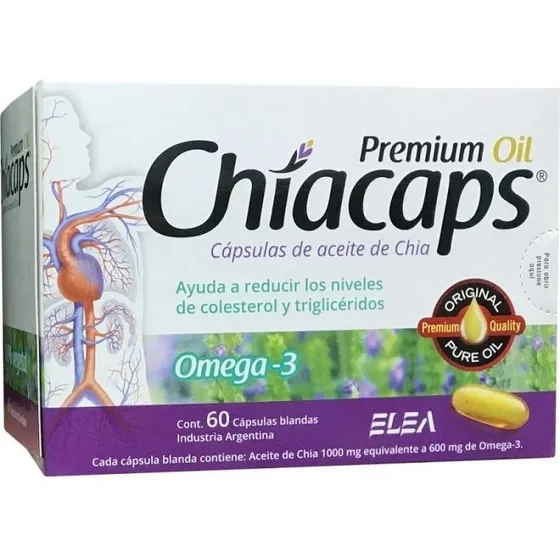 Suplemento en cápsulas Elea Chiacaps vitaminas