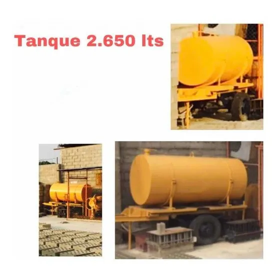 Tanque Metálico De 2650 Litros De Capacidad Con Su Trailer