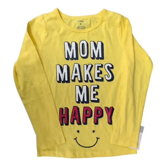 Franelas De Niña Carter's Everyday Essentials Mom Tee - T-6