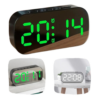 Relógio Digital De Mesa E Parede Led Com Data E Alarme Relógio Digital De Mesa E Parede Led Com Data E Alarme