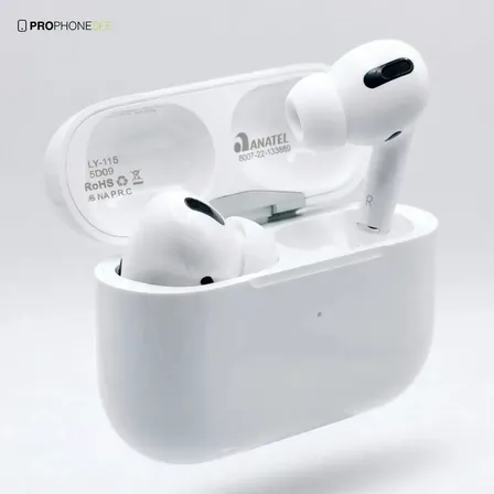 Fone Ouvido Bluetooth Compatível Com iPhone X Xr 11 12 13 14 15 16 17 Xs Pro Max Plus Samsung S20 S23 S24 Xiaomi... Branco