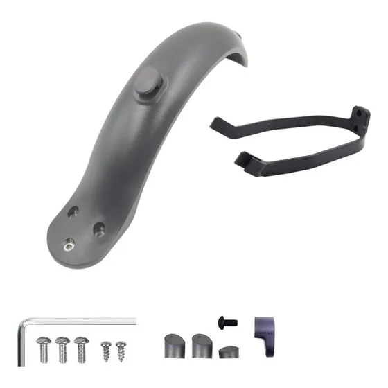 Kit Guardabarros Trasero Monopatín Electrico Xiaomi Foston Gris Oscuro