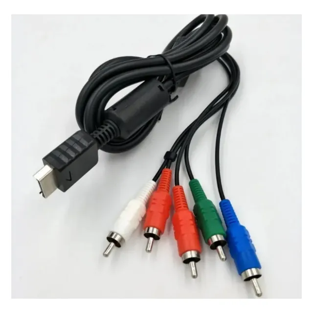 Cable De Videocomponente Para Ps2 Y Ps3 Mantenimiento Delujo