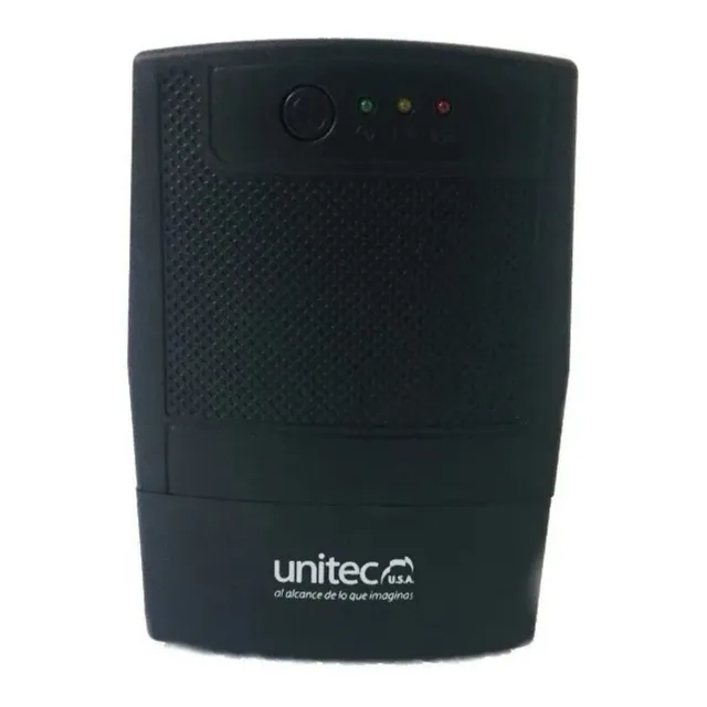 Ups Unitec U-1200 480w 110v 6 Tomas Lcd