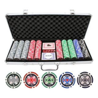 Juego De Fichas De Póquer Casino Ace De 500 Piezas Y 11,5 G Juego De Fichas De Póquer Casino Ace De 500 Piezas Y 11,5 G